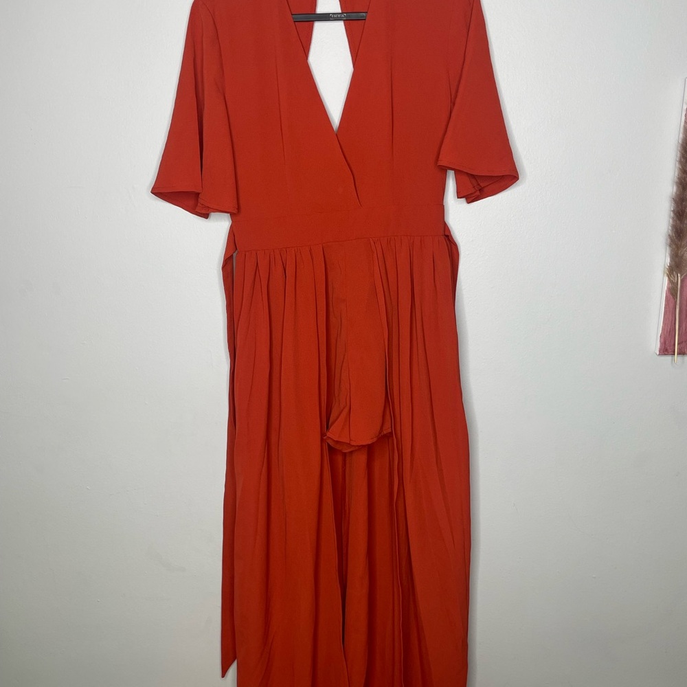 Women’s small blood orange short jumper